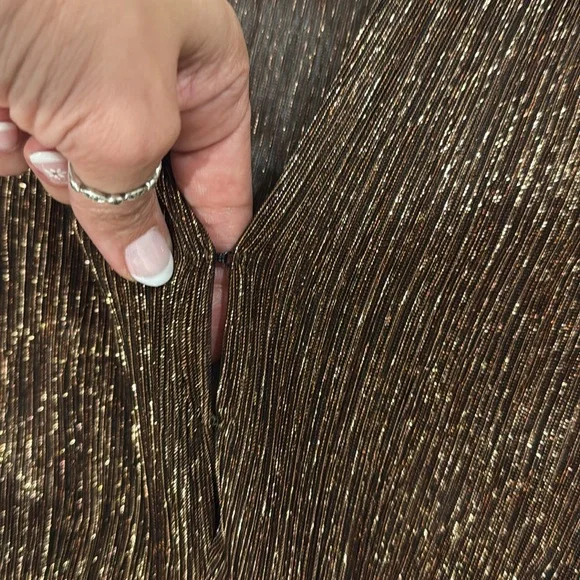 SABINA MUSAYEV CARRY DRESS bronze - Picture 10 of 11